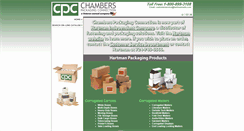 Desktop Screenshot of chamberspackagingconnection.com
